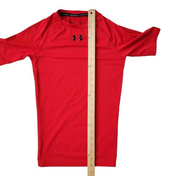 Under Armour Men's Compression Shirt, Red, Size Small, Excellent Used Condition - Picture 8 of 8